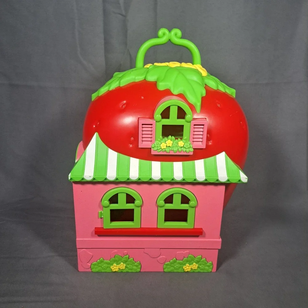 Strawberry Shortcake Berry Happy Home Playset Carry Case Toy Y2K Kidcore